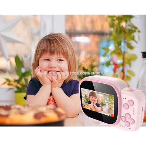 Kamera Cetak Instan Anak-Anak Pengiriman Cepat Untuk Anak Laki-Laki Perempuan Kamera Mini HD 1080p Dengan Foto Termal