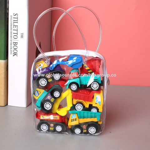 6-teiliges Auto Modell Spielzeug Set, Aufziehautos, Mobile Fahrzeuge, Feuerwehrauto, Taxi Modell, Mini Autos für Kinder
