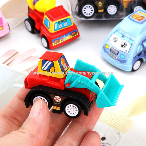 6-teiliges Auto Modell Spielzeug Set, Aufziehautos, Mobile Fahrzeuge, Feuerwehrauto, Taxi Modell, Mini Autos für Kinder