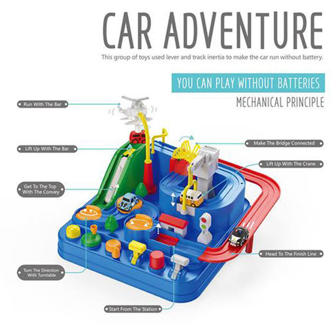 Pista de Corrida para Crianças Brinquedo para Menino, Para Carro de 3 4 5 6  7 Anos, Brinquedos de Aventura de Resgate Presentes para Meninos de 3