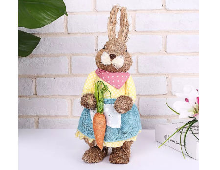 Find Wholesale Easter Straw Rabbit For Fashion And Protection 