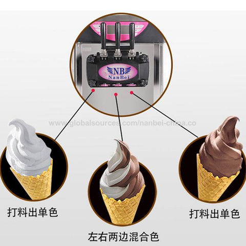 Countertop Soft Serve Ice Cream Maker Price With Three Flavors  Manufacturers China - Customized Products Brands - TAYCOOL