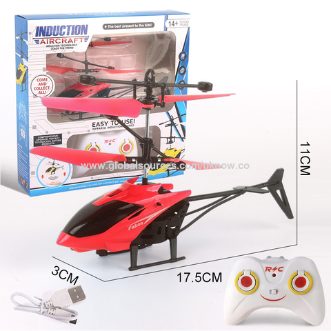 Mini Drone Capteur Infrarouge Fée Volante Enfants Jouet Induction Main  Contrôle Bleu 19Cm Jouet Volant 