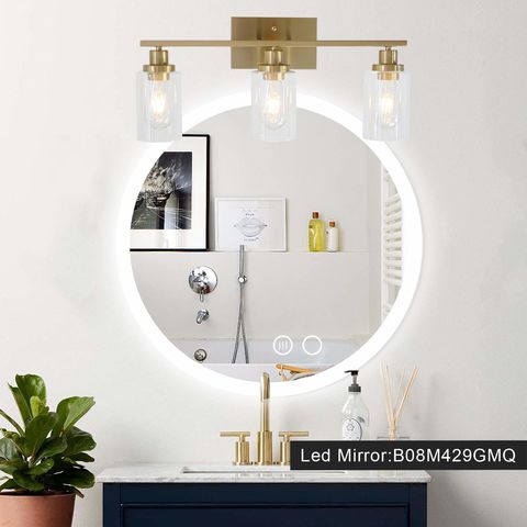 Wandleuchten Gebürstetes Messing Moderne Badezimmer Waschtischleuchte Wandleuchten Schlafzimmer Veranda