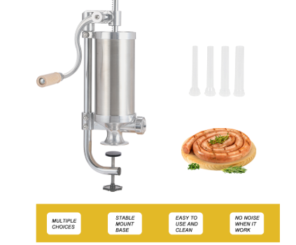 Vanessa deals sausage maker