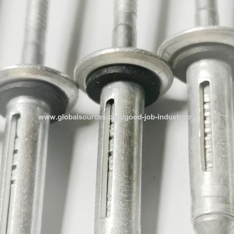 Polishing Hardware Rivets Round Head Stainless Steel Pop Rivets 3.2mm Close  End