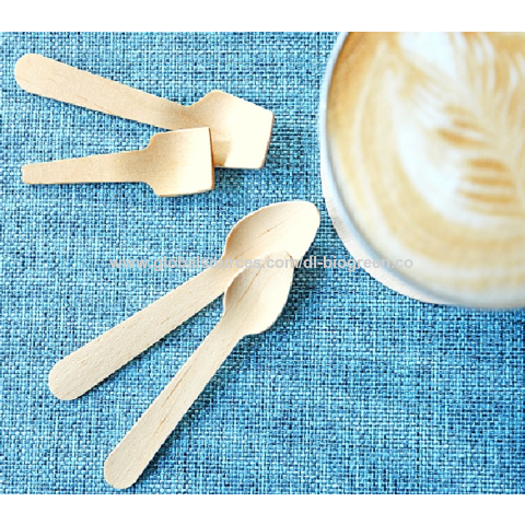 wooden ice cream spoon art and