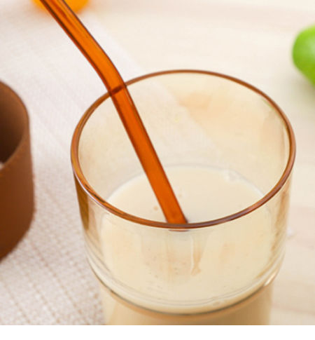 Retro simple bamboo shaped glass cup can drink straight or straw coffee cup office or home glass cup supplier