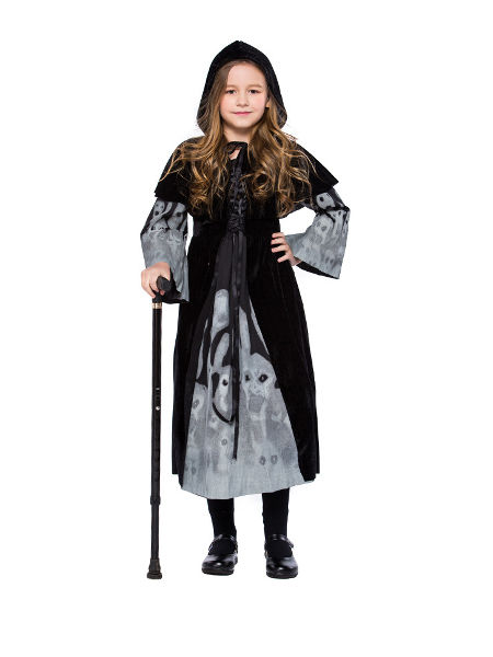 Costume de sorcier habillé pour les enfants