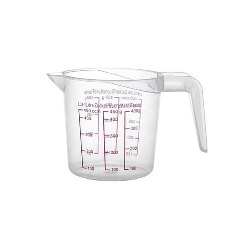 Buy Wholesale China Transparent Plastic Measuring Cup Large Capacity Measuring  Cup With Handle & Measuring Cup at USD 2.94