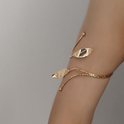 Extra Large Upper Arm Cuff Bracelet , Asymmetric Wide Long Armlet , Gold  Upper Arm Bangle, Bicep Cuff - Etsy