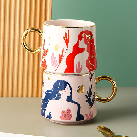 Buy Wholesale China Nordic Modern Special Design Ceramic Coffee Milk Mug  Home Hotel Porcelain Cup & Nordic Ceremic Mug at USD 0.6