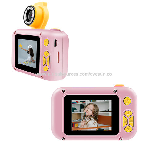 Appareil photo pour enfants, appareil photo numérique pour enfants de 2,0  pouces, mini caméra rechargeable