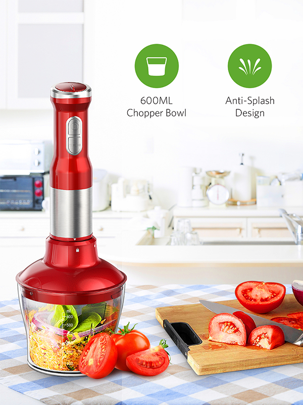 Buy Wholesale China Electric Stick Set High Power Chopper Fruit Shaker Mixer  Turbo Function Stepless Hand Blender Set & Stepless Hand Blender Set at USD  7