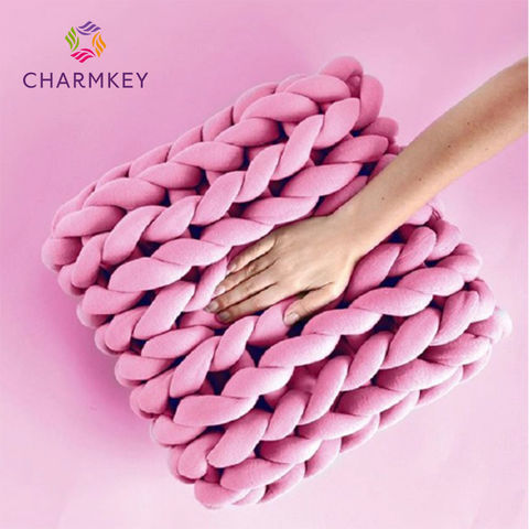 Buy Wholesale China Charmkey High Bulk Pure Color Cheap Chunky Yarn For  Hand Knitting Clothing Germany & Chunky Yarn at USD 0.68