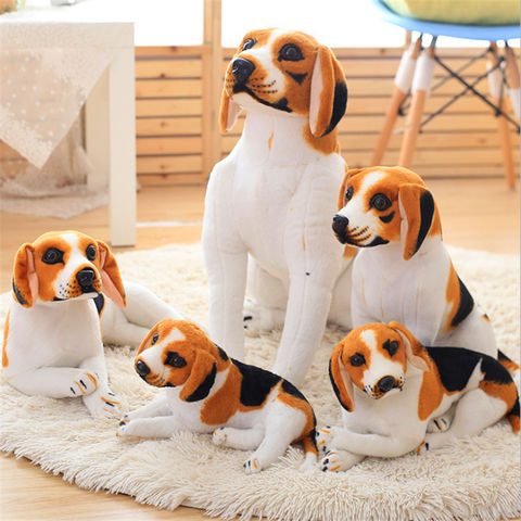 Giant Big size Beagle Dog Toy Realistic Stuffed Animals Dog Plush Toys Gift  For Children Home