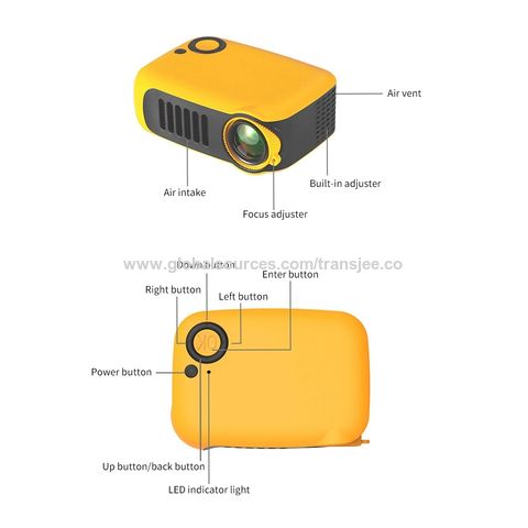 Pico Proyector A2000 Proyector para teléfono móvil, mini proyector