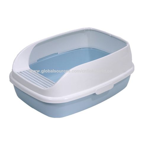 Large cat litter outlet tray