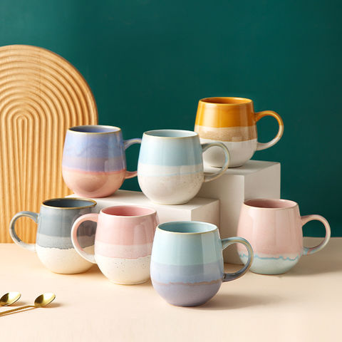 Buy Wholesale China Ceramic Mugs Custom Ceramic Mug Kiln Mug Scandinavian  Retro Style Gradient Color Pot Belly Mug Mik & Ceramic Mugs at USD 2.97