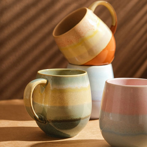 Buy Wholesale China Ceramic Mugs Custom Ceramic Mug Kiln Mug Scandinavian  Retro Style Gradient Color Pot Belly Mug Mik & Ceramic Mugs at USD 2.97