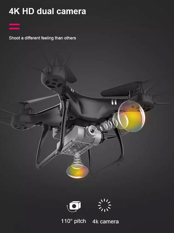 Achetez en gros Drone 4k Caméra Hd 4 Axes Gimbal Drone Vidéo Professionnel  Pour Adultes Chine et Drone à 21.15 USD