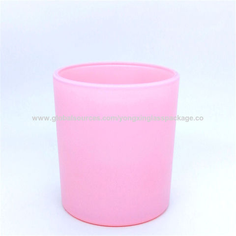 Buy Wholesale China 10oz Pink Color Glass Candle Holders Wholesale Candle  Jars Glass Candle Holders Glass Candle Cups & Candle Jars Glassware Jar  Bottle at USD 0.39