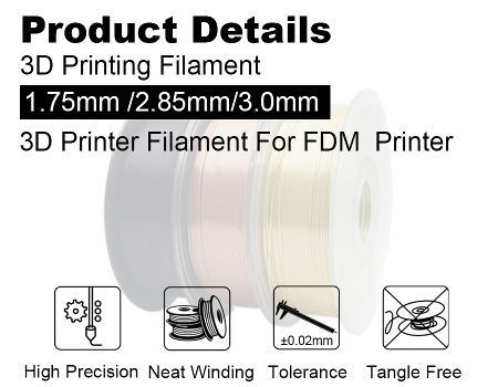 China Customized OEM 5kg 2.85mm petg cf 3d printer filament multicolor pla  carbon fiber Wholesale Factory