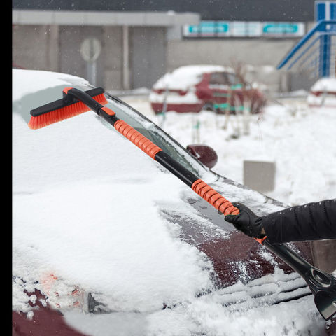 Ice Scrapers for Car Windshield, Snow Scraper with Foam Handle, No