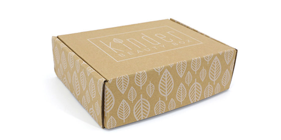 Cosmetic Packaging Box Custom logo print Kraft corrugated cardboard supplier