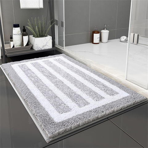 Bathroom Water Absorption Mat Toilet Anti-slip Foot Mat Thickened Door Mat  For Bedroom Toilet Entrance Home Use