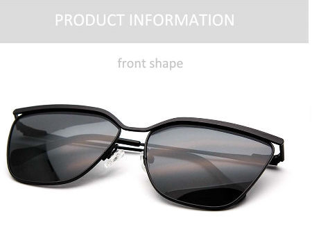Hot Sale Fashion Design metal Sunglasses for Men Women Eyewear Polarized Sunglass trendrehab supplier