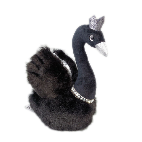 Black 2024 swan plush