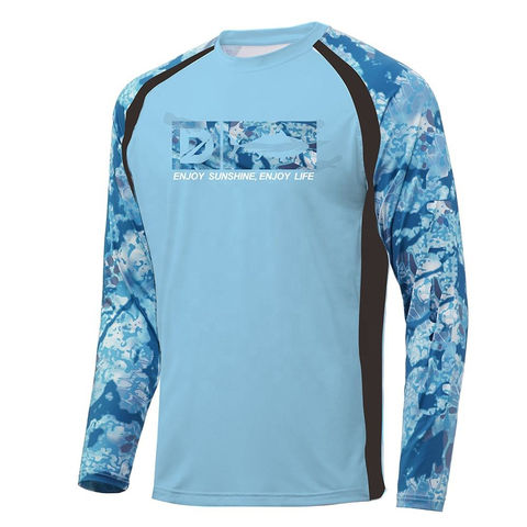 HUK Fishing Shirt Summer Camouflage Long Sleeve Upf Shirts UV