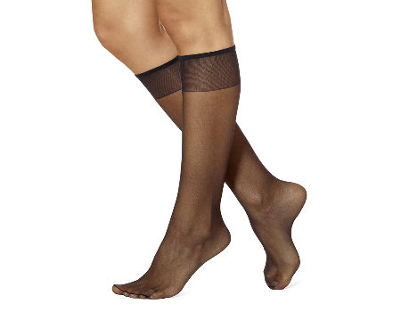 Silkies Women's Control Top Pantyhose with Run Resistant, Light Support  Legs (2 Pair Pack)