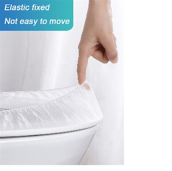 50 Pack Disposable Plastic Toilet Seat Cover Waterproof And Non Slip  Individuall