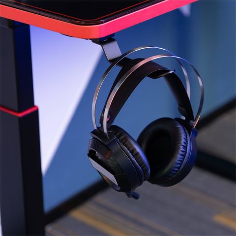 Speakers Rgb Light Strips Gaming Desk Adjustable Height