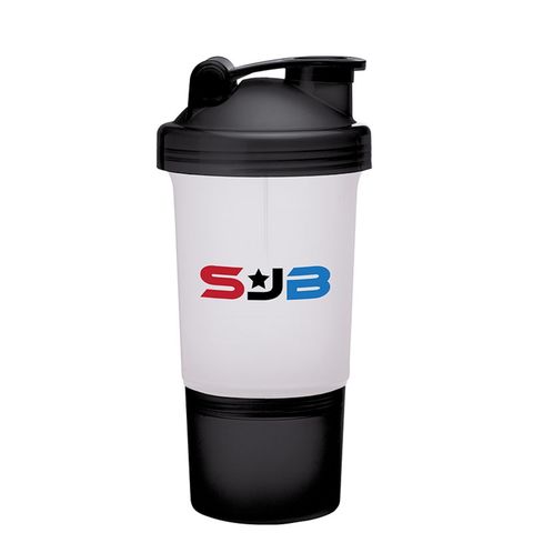 Gobelet shaker de fitness 16 oz - Bouteille shaker de protéines sportives de 473 ml pour compléments alimentaires