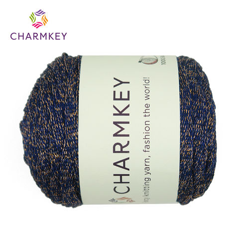 Buy Wholesale China Metallic Braid Tape Yarn, 100 Polyester T Shirt Lurex  Tape Yarns For Crochet With Sparkle Colors & Metallic Tape Yarn at USD 0.76
