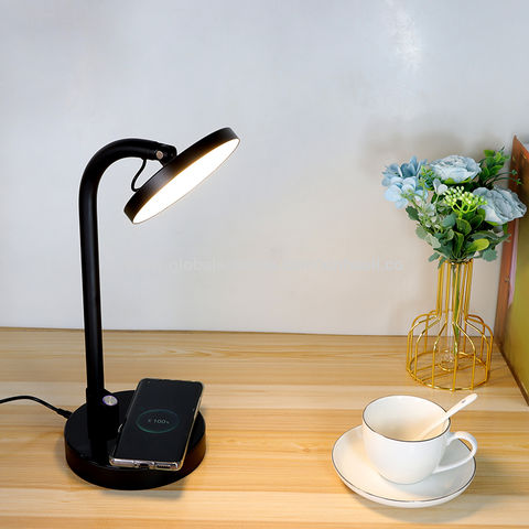 Lampe de Chevet Chargeur sans Fil, Lampe de Chevet Tactile avec