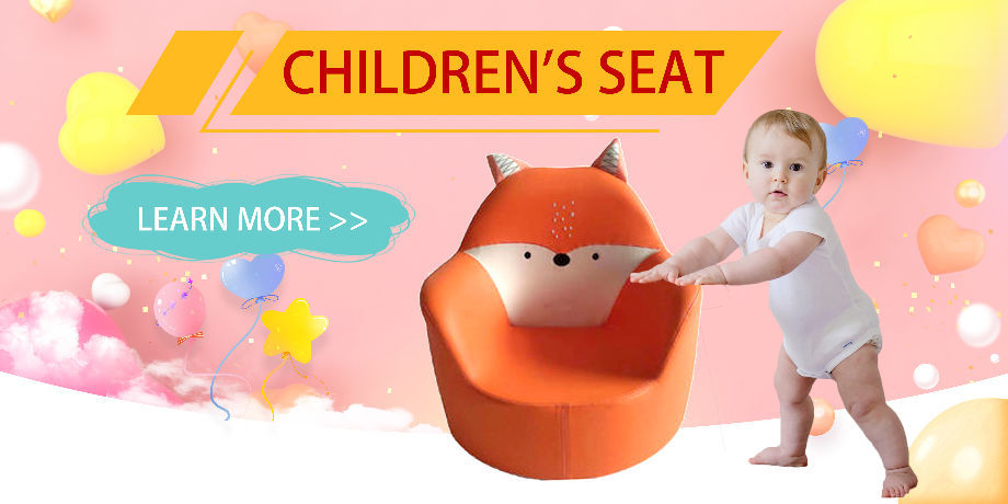 Cartoon Children Chair Cartoon Fox Design PU Leather Kids Chair Baby Children Sofa Chair supplier