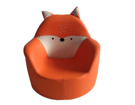 Cartoon Children Chair Cartoon Fox Design PU Leather Kids Chair Baby Children Sofa Chair supplier