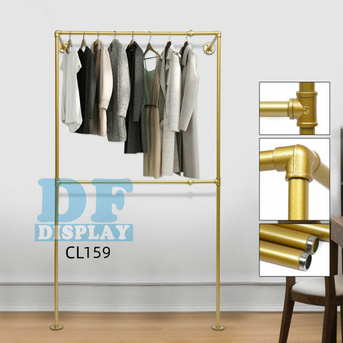 Bulk Buy China Wholesale Modern Simple Square Tube Hanging Rods Clothing  Rack,retail Display Wall Mounted Storage Clothes Han $30 from Quanzhou  Dafun Import and Export Trade Co.,Ltd