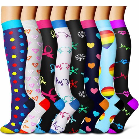 Buy Wholesale China Oem Unisex Breathable Sport Compression Socks Custom  Logo Cute Happy Anti Slip Compression Socks & Compression Socks at USD 1.2