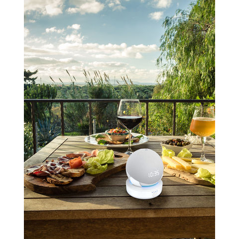 Echo Dot-Chargeur sans fil portable, base de batterie pour haut