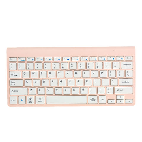 pink ergonomic keyboard