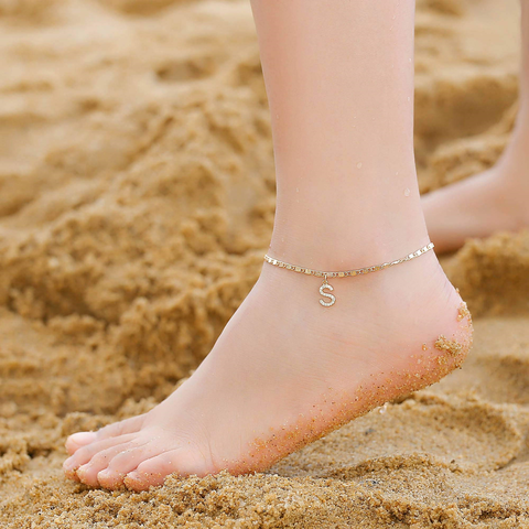 Buy Wholesale China Ankle Bracelets For Women, 14k Gold Plated