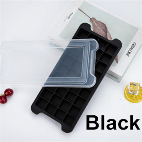 Ice Cube Tray With Lid And Storage Bin For Freezer,36/72 2-3cm Ice