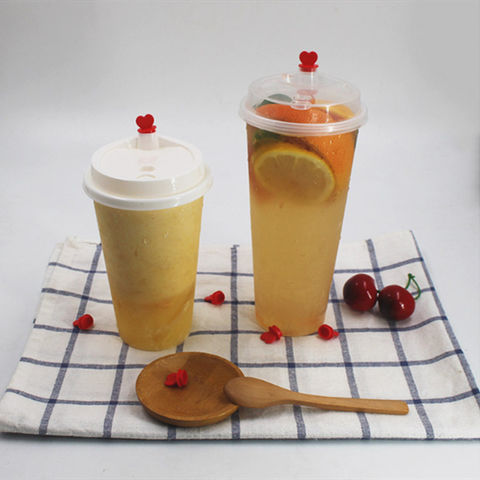 Thicker Stronger Disposable Bubble Tea Cups 500ml