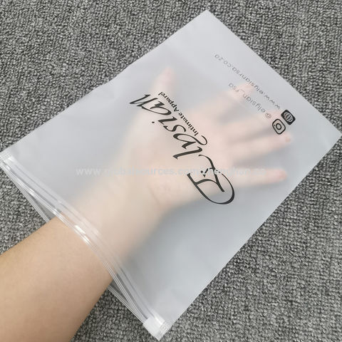 Zip Lock Clear Shirt Bags Plastic Poly Bag, Garment Packaging Bag - Main Image