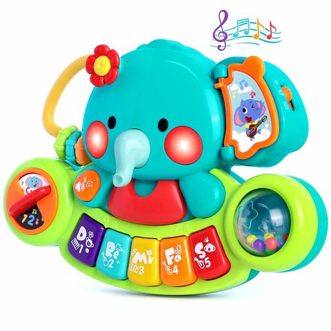 Jouets Musicaux Peluche Elephant Bebe 6 12 Mois, Nouveau-né Musicale Jeux  Eveil d'activité Développement éducatif Cadeau Paques Enfant Fille Garcon 1  2 3 Ans : : Jeux et Jouets